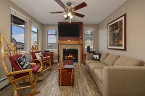 Condo, 2 Bedrooms | Living area - Winter Park CO Resort Lodging - Fraser Crossing/Founders Pointe (Winter Park)