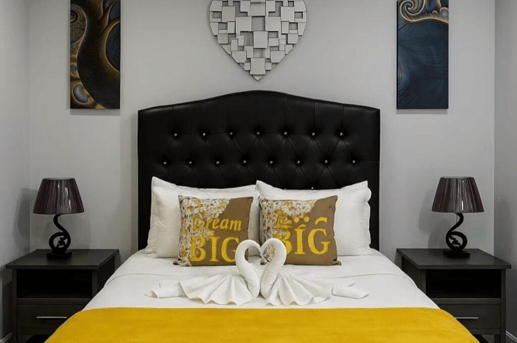 Deluxe Apartment, Hill View | In-room safe, desk, laptop workspace, blackout drapes