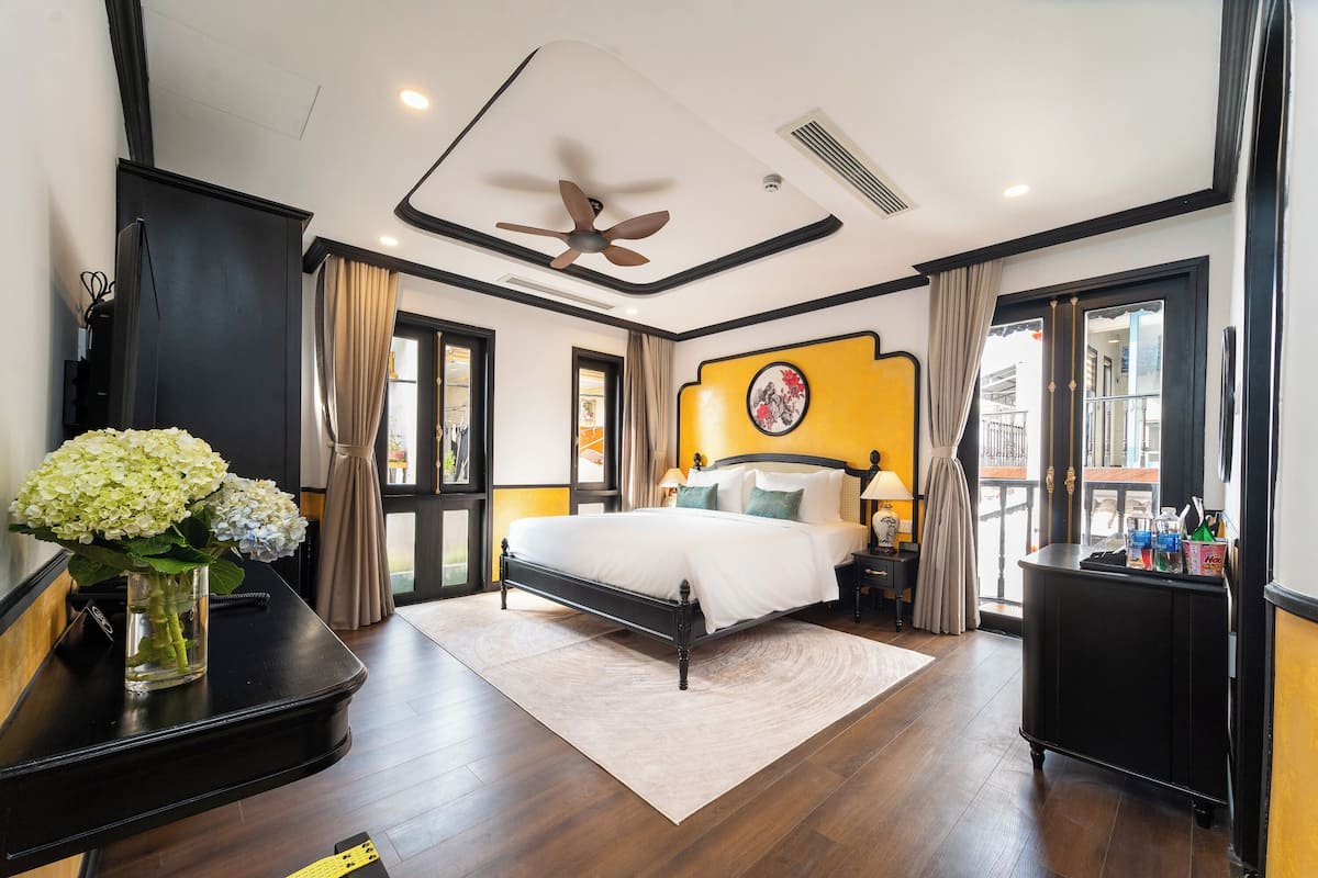 Phòng đôi Deluxe, quang cảnh thành phố | 1 phòng ngủ, bộ đồ giường cao cấp, chăn bông