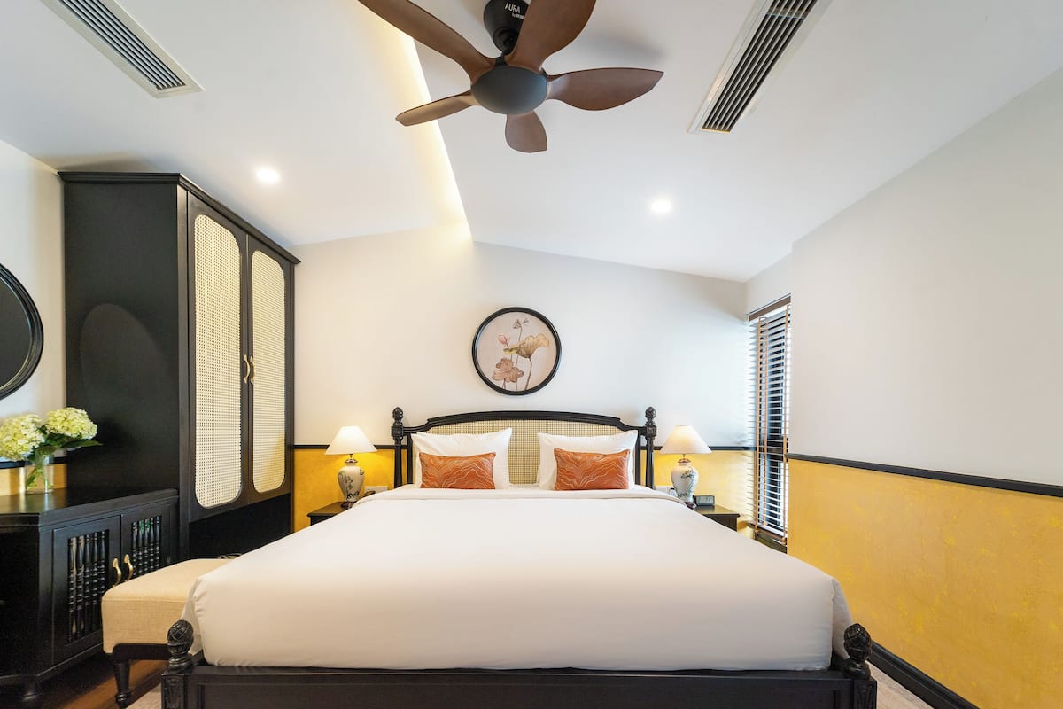 1 phòng ngủ, bộ đồ giường cao cấp, chăn bông