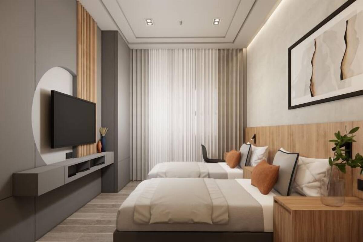 2 chambres, minibar, coffres-forts dans les chambres