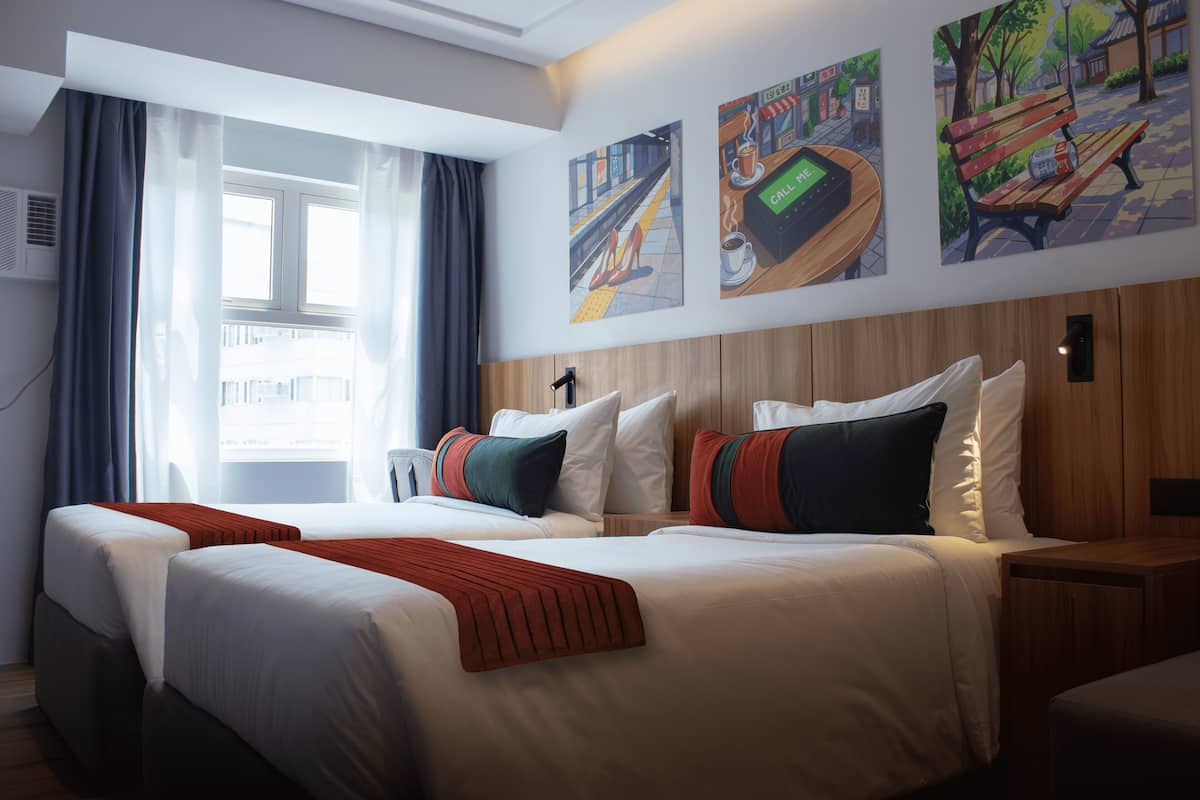 Superior Double or Twin Room, City View | 2 bedrooms, minibar, in-room safe, iron/ironing board