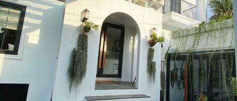 Majoituspaikan julkisivu