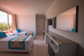 Standard Room, Partial Sea View | Desk, laptop workspace, free WiFi