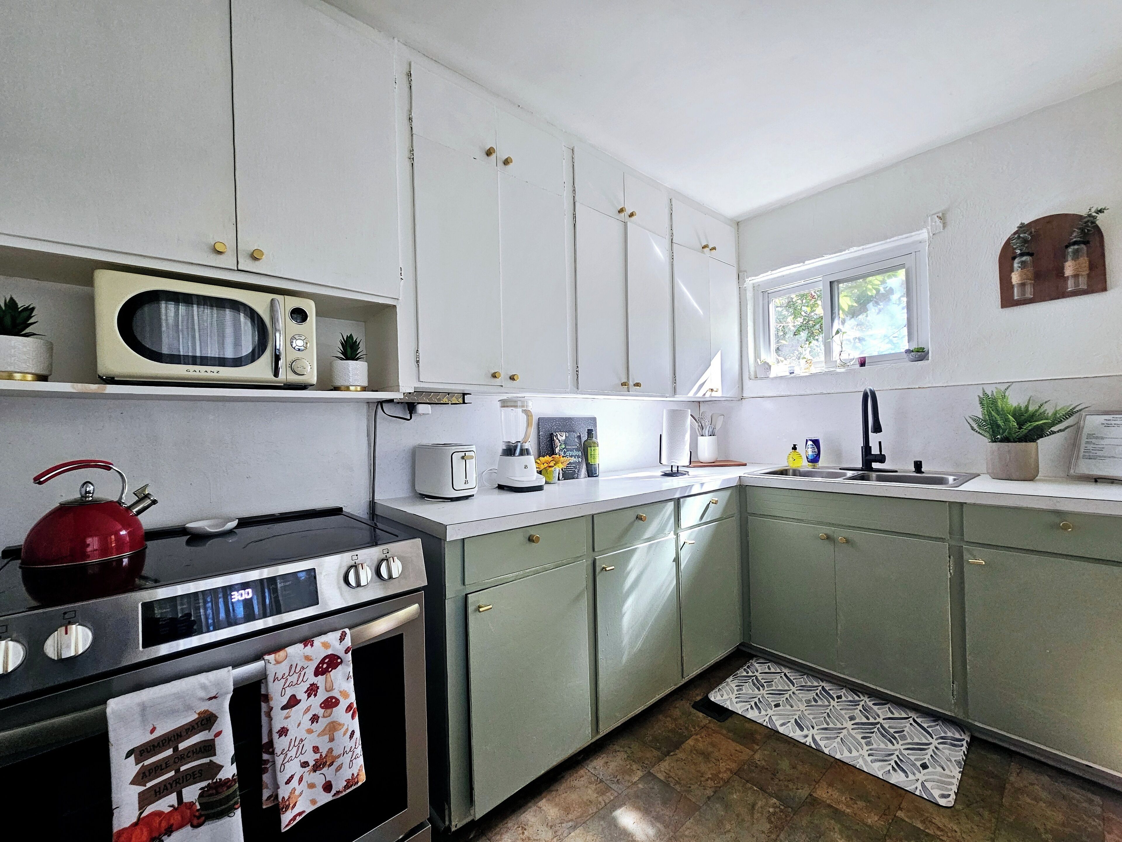 Microwave, oven, stovetop