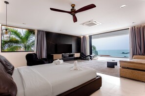 7 bedrooms, iron/ironing board, WiFi, bed sheets - Villa Hotel California - Seaview Mansion (Surat Thani)