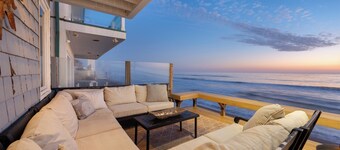 Unbeatable Beachfront Bliss w/ Ocean Views, Luxe Interiors & Patio | Beach Road