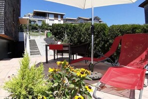 Outdoor dining - Holiday apartment in Sulzberg (Sulzberg)