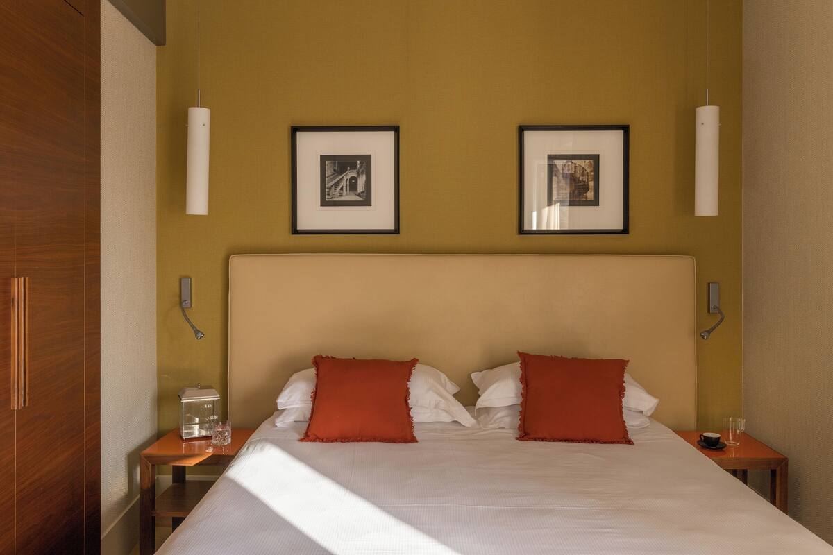 Comfort Double with Terrace, City View | In-room safe, desk, laptop workspace, blackout drapes