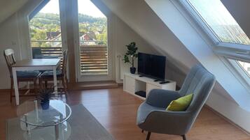 Een televisie en een dvd-speler