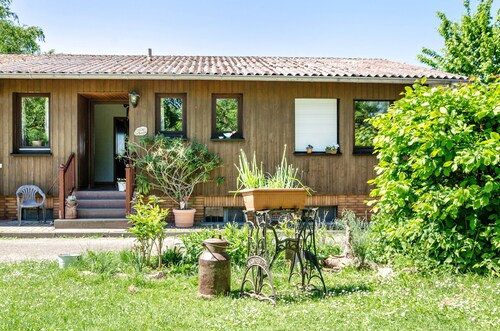 Ferienwohnung 'Landleben' mit Bergblick und Gemeinschaftsgarten