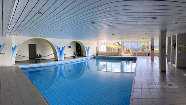Indoor pool, a heated pool