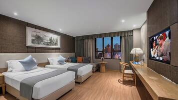 Basic Twin Room, City View | Free WiFi, bed sheets