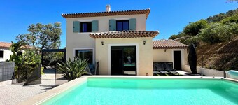 Charming 3-star villa of 110m2 with swimming pool 20' from the sea in a quiet location