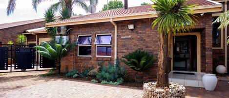 Voorkant van accommodatie