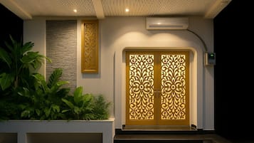 Front of property – evening/night