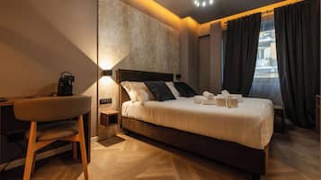 Doppia Superior, bagno privato | Una scrivania, insonorizzazione, ferro/asse da stiro, Wi-Fi gratuito
