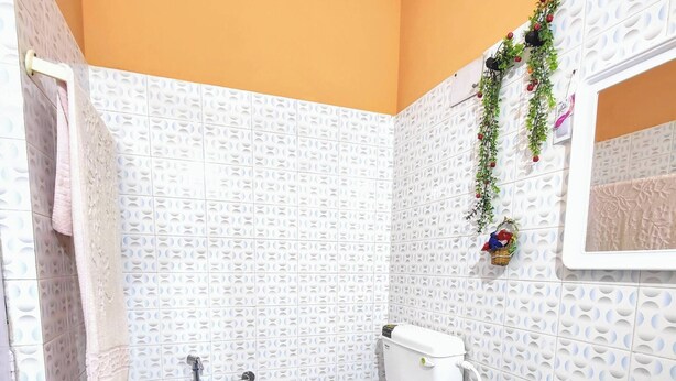 Apartment, 2 Schlafzimmer, barrierefrei, Balkon | Badezimmer