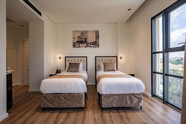 Premium Room, 2 Single Beds, City View | Desk, iron/ironing board, free WiFi