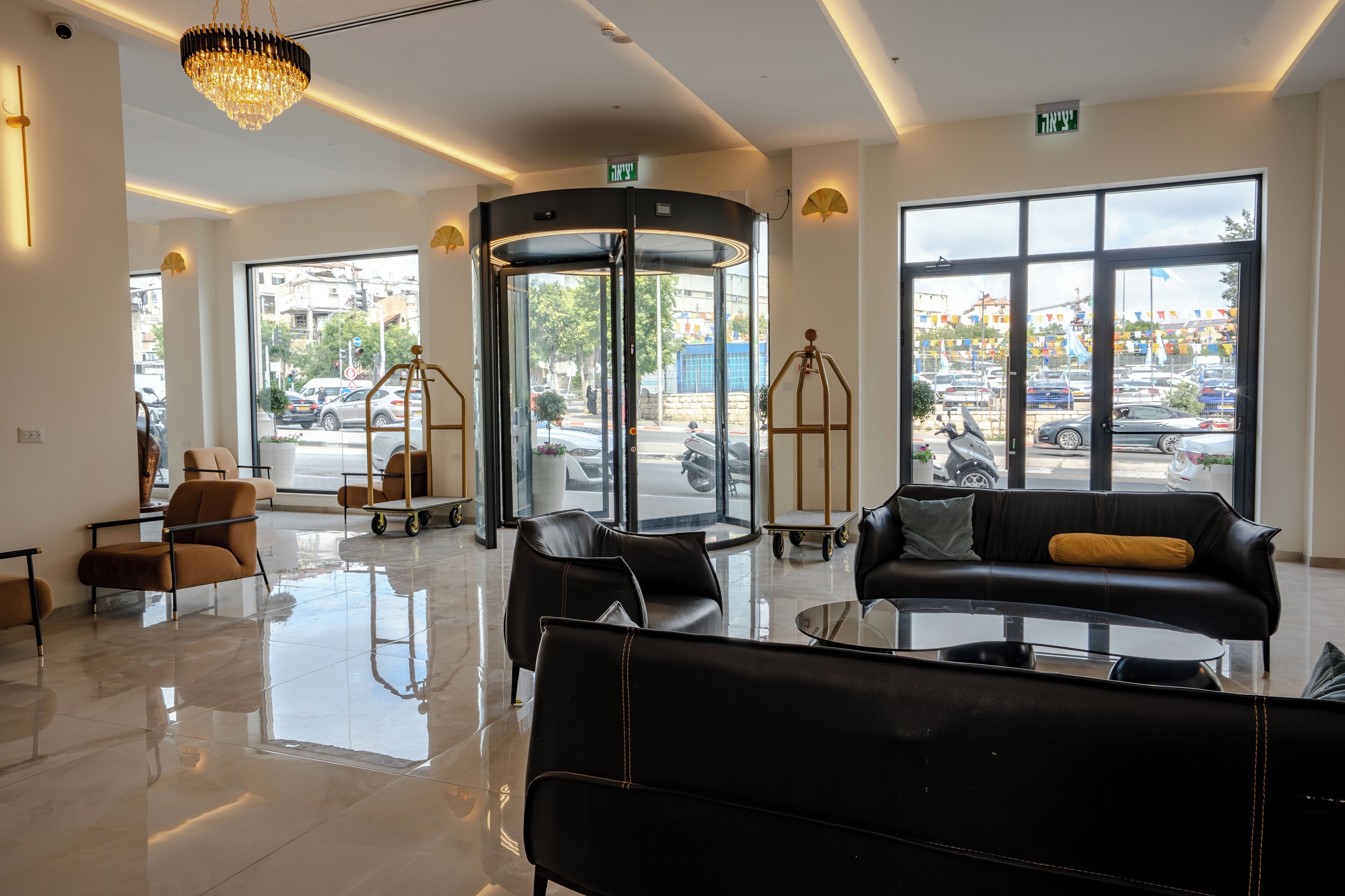 Sala de estar en el lobby