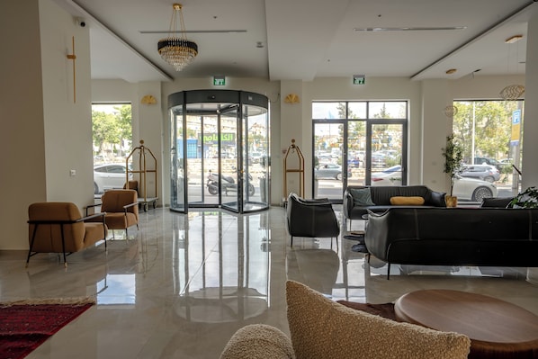 Sitteområde i lobbyen