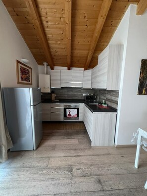 Private kitchen - Cozy two-room classic apartment in Bologna, with pets allowed (Bologna)