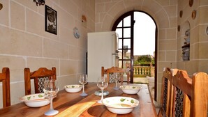 Room, 1 Bedroom, Smoking, Balcony | Dining room - Room in House - Roof-top Spacious Private Room w Bathroom - Terrace (Rabat)