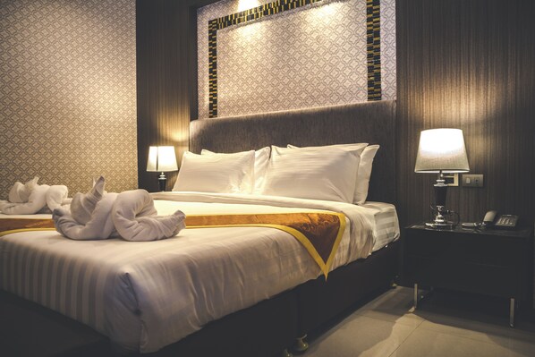 Deluxe Double Room | Skrivbord, arbetsyta för laptop och gratis wi-fi