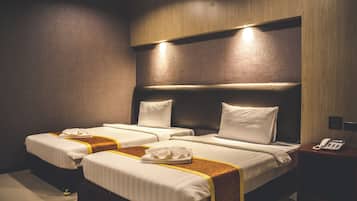 Deluxe Twin Room | Escritorio, espacio para trabajar con laptop y wifi gratis
