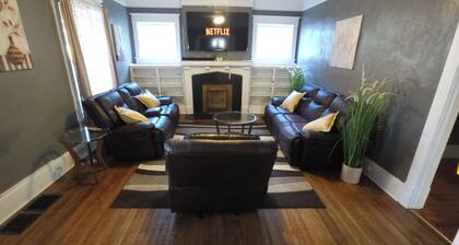 Charming 4-Bedroom Historic Home w/ Game Room + Backyard BBQ