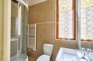 Shower, hair dryer