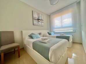 2 bedrooms, iron/ironing board