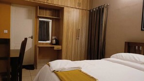 Een kluis op de kamer, gratis wifi