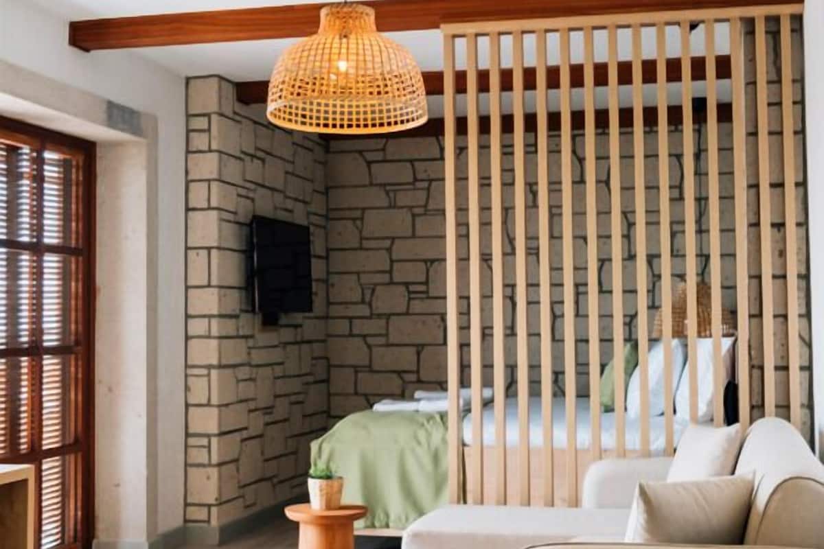 Comfort-Zimmer, Balkon, Stadtblick
