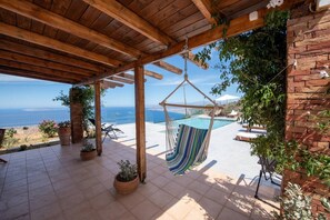 Terrace/patio - Villa Phos with Panoramic Sea View (Heraklion)