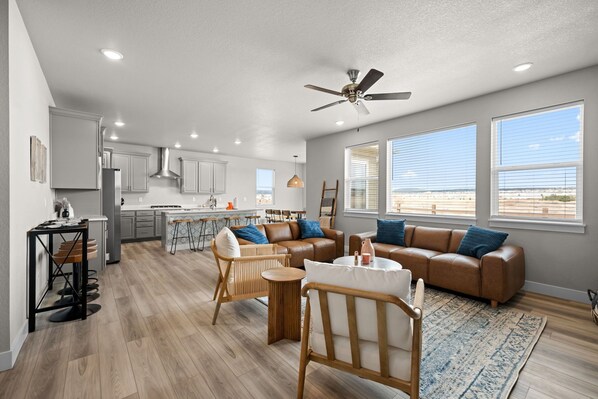 Smart TV, chimenea y videojuegos 