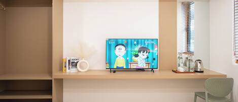 Habitación doble superior, vistas a la ciudad | Escritorio y espacio para trabajar con un portátil