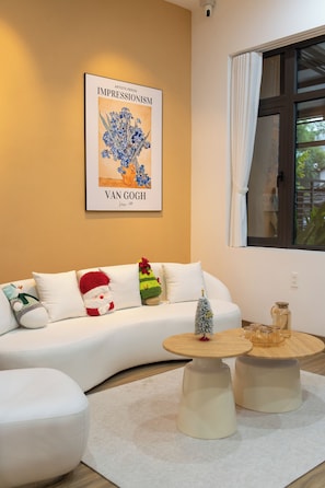 Sala de estar en el lobby