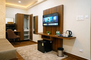 Betten mit Memory-Foam-Matratzen, Minibar, schallisolierte Zimmer