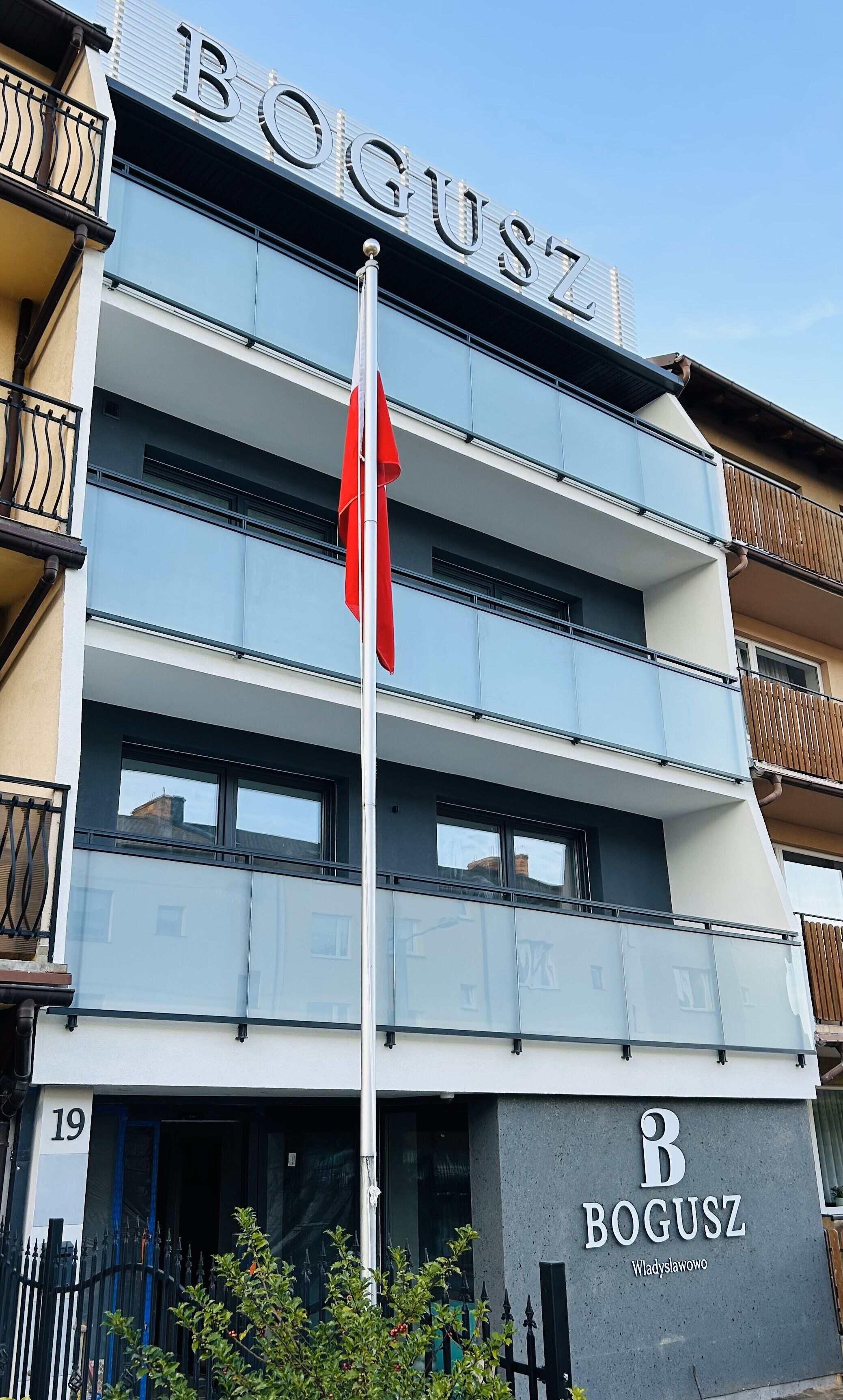 Façade de l’hébergement