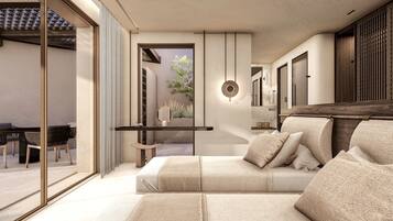 Schreibtisch, laptopgeeigneter Arbeitsplatz, kostenloses WLAN