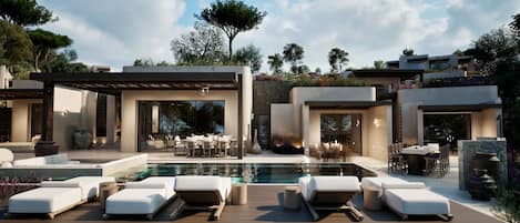 Villa Supérieure, 3 chambres | Terrasse/Patio