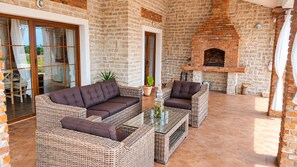 Terrace/patio - Villa Melody with tennis court (Novalja)