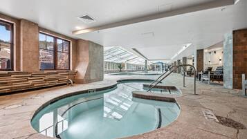 Indoor pool, outdoor pool