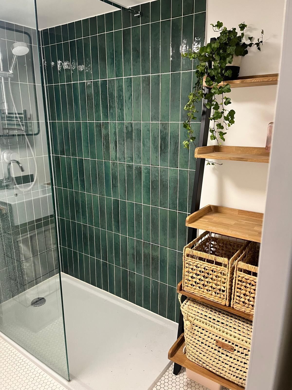 Shower, eco-friendly toiletries, hair dryer, towels