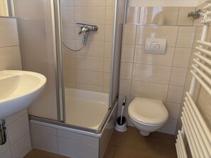 Shower, toilet paper