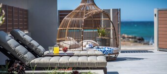 Anasa Luxury Seafront Villa with Heatable Pool, Villa