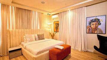 Classic Apartment, 2 Bedrooms, Non Smoking, Balcony | 2 bedrooms, desk, laptop workspace, iron/ironing board