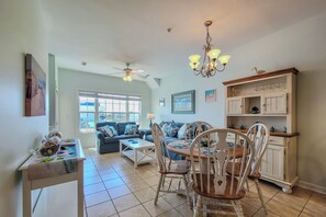 Smart TV, DVD player, books