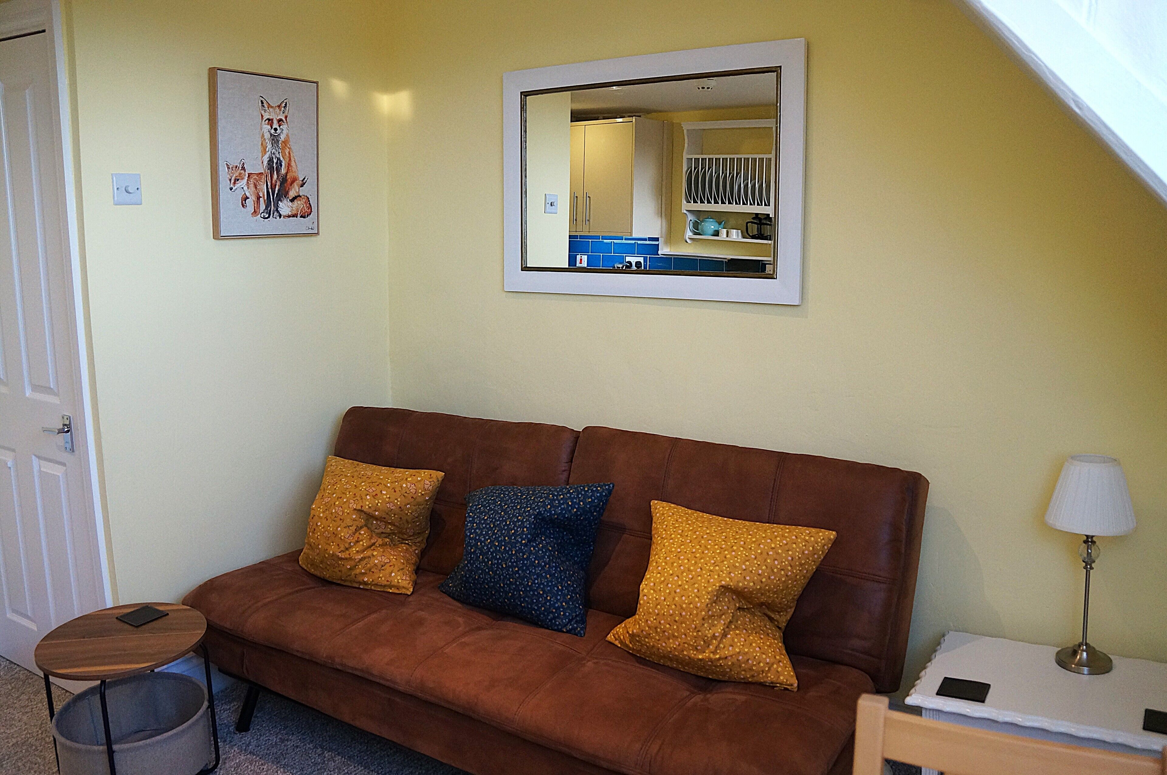 Family Apartment, River View | Living area | 1-cm Smart TV with cable channels